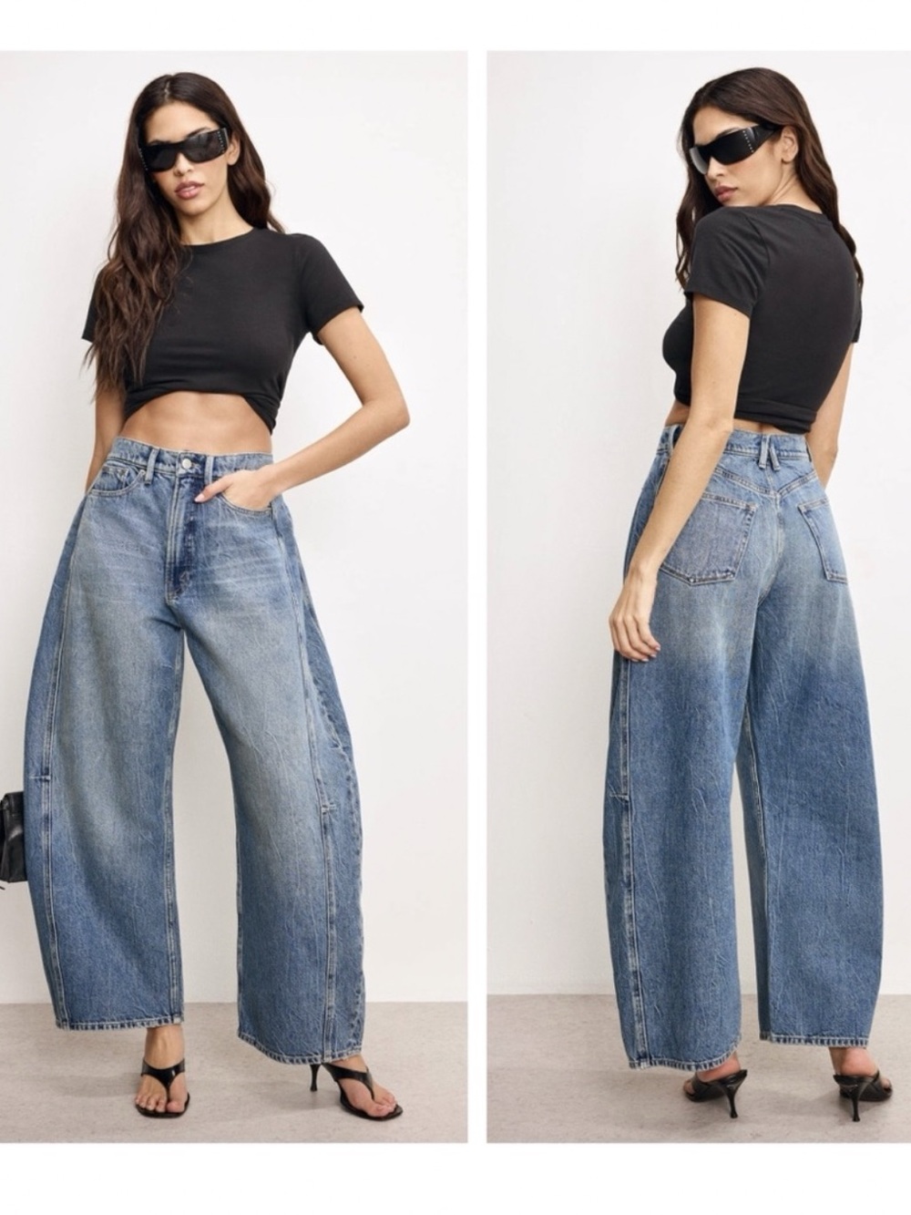NWT Good American Extreme Barrel Jeans SALE!!
